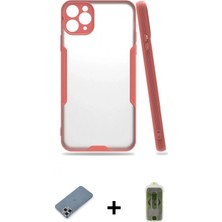 Marsilyan™- iPhone 11 Pro Max Kılıf Atlas Asil Serisi - Siyah Joko Magic 5d Hayalet Cam + Metal Kamera Lens Koruma Cam - Gs