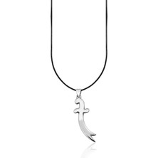 Oya Silver Cilalı Gümüş Zülfikar Kolye Ucu 3.7X1CM [OYOT343]