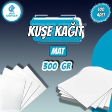 Orbak Kağıtçılık Kaliteli A4 Mat Kuşe Kağıdı Dijital Baskı,sertifika ve Fotoğraf Kağıdı 300GR 100 Adet (1,87 Kg)