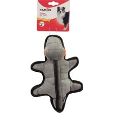 Camon Timsah Şeklinde Gıcırtılı Peluş Köpek Oyuncağı 28 cm