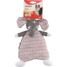 Camon Hışırtılı ve Ses Çıkaran Polyester Fil ve Tilki Köpek Oyuncağı 30 cm