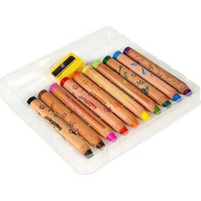 Varyant Store Baby "3 In 1" Ahşap Gövdeli Boya Kalemi 10'lu