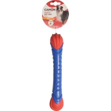 Camon Gıcırtılı ve Iki Renkli Tpr Çubuk Köpek Oyuncağı 24 cm (Eğlenceli Isırma Çubuğu)
