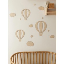 My Kids Room Bohem Dekoratif Uçan Balonlar Bulut Set Çocuk ve Bebek Odası Aksesuar - Duvar Dekoru