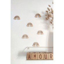 My Kids Room Ahşap Bohem Gökkuşağı Çocuk ve Bebek Odası Aksesuarı , Hediyelik
