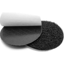 Aso Yuvarlak Yapışkanlı Cırt Cırt Bant 7 cm 250 Takım - PP70I - Beyaz