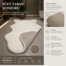 Wooly Life Peluş Post Tavşan Tüyü Süet Taban 70X100 Premium Kalite