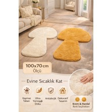 Wooly Life Peluş Halı Mantar Desen 70X100 Paspas Çocuk Odası