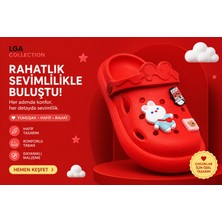 Çocuk Cross Terlik Emojili 26 - 35 Numara Eva Taban Yeni Sezon