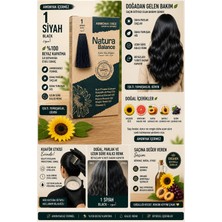 Naturabalance Natura Balance Kalıcı Krem Saç Boyası – Amonyaksız Formül – Siyah – Bitkisel Içerikli