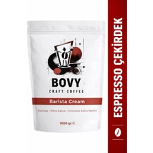 Barista Cream Espresso Çekirdek Kahve 1 kg (1000 Gr) - Bol Kremalı Yoğun Gövde