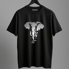 Timisiva Fil Erkek Kadın Premium Tişört %100 Pamuk Oversize Basic Günlük Şık T-Shirt