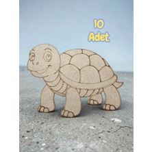 My Kids Room Sevimli Kaplumbağa Boyama Aktivite Sanat Okul Öncesi Anaokulu Kreş Etkinlik Seti 10LUS