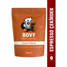 Sunset Blend %100 Arabica Espresso Çekirdek Kahve 250 gr - Premium Seri Taze