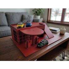 My Kids Room Ahşap Oyuncak Benzinlik ve Garaj