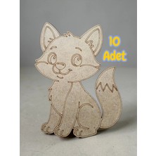 My Kids Room Sevimli Tilki Boyama Aktivite Sanat Okul Öncesi Anaokulu Kreş Etkinlik Seti 10LU