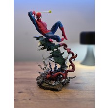 Pilovestik Örümcek Adam Green Goblin Sahnesi 25 cm - Özel El Boyaması Koleksiyon Figür