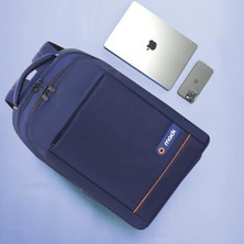 MCC-006BL 15.6 Inç Laptop Sırt Çantası, Mackbook Sırt Çantası, Bilgisayar ve Notebook Çantası, Kadın Erkek Bilgisayar Iş Çantası, Üniversite Okul Çantası, Lacivert