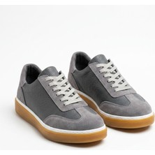 Martinetto Hakiki Deri & Süet Detaylı Erkek Sneaker - Termo Taban Konforlu Günlük Ayakkabı 2004202600