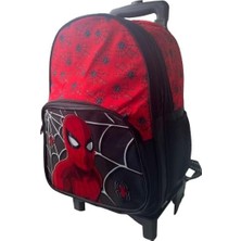 Ilkokul Çekçek Portatifli Okul Sırt Çantası Beslenmeli Çekçek Portatif Kısmı Ayrılabilir Hem Sırt Hem Çekçek Portatif 2 In 1 Siyah Kırmızı