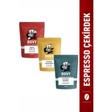 3\'lü Nitelikli Espresso Tadım Seti 3X250GR (750GR) - 82-84 Sca Puan
