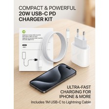 Iphone 20W Hızlı Şarj Pd Type-C Başlık