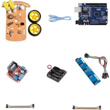 Emes Robotik Arduino Uyumlu Çizgi Izleyen Robot Seti – 5 Kanal Sensörlü