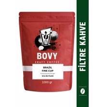 Brezilya Fine Cup Nitelikli Filtre Kahve 1 kg Öğütülmüş - 82 Sca Puanı