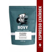 Kolombiya Supremo Nitelikli Espresso Çekirdek 1 kg - 83.75 Sca Puanı