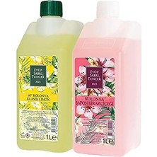 Klasik Limon ve Kiraz Çiçeği Kolonyası Yedek Şişe 1 Litre