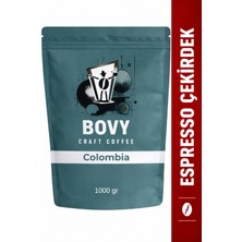 Kolombiya Espresso Çekirdek Kahve 1 kg (1000 Gr) - Karamel Notaları Dengeli