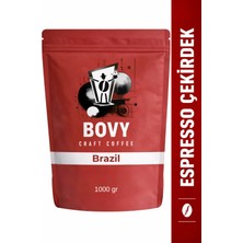 Brezilya Espresso Çekirdek Kahve 1 kg (1000 Gr) - Çikolata Notaları Yoğun Gövde