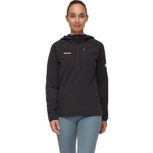 Mammut Madris Light ml Half Zip Hoody Women Kadın Siyah Fleece