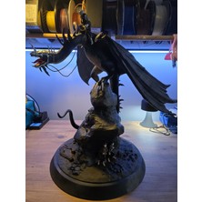Pilovestik Nazgûl Fellbeast Diorama , Elle Boyanmış Yüzüklerin Efendisi Heykeli 63CM