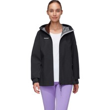 Mammut Linard Light Hs Hooded Women Kadın Siyah Outdoor Ceketi