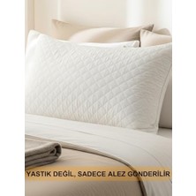2'li Yastık Alezi Sıvı Geçirmez Kapitone Fermuarlı Yıkanabilir Antialerjik Yastık Koruyucu 50X70 cm