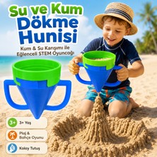 Antiola Kum ve Su Dökme Hunisi 3+ Yaş Plaj Oyuncağı | Stem Eğitici Kum Kalesi Yapma Oyuncağı