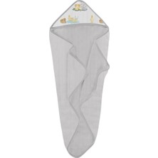 Deux LAPINS%100 Pamuk Yeni Doğan Müslin Bebek Kurulanma Örtüsü Petits Canetons - Ördek Desenli TOWEL1220