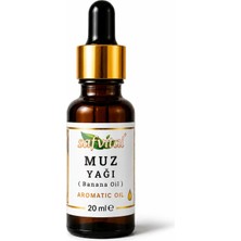 Safvital Muz Yağı 20 ml Aromatik Bakım Yağı Cilt Saç Vücut ve Masaj Bakımı Için Premium Banana Oil