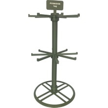 Craftelle Takı ve Anahtarlık Sergileme Standı | Iki Farklı Boy Seçeneği, 8 Askılı - Zeytin Yeşili - 30 cm