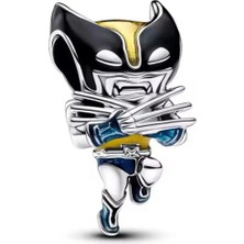 Lovecharm S925 Ayar Gümüş Marvel Karakter X-Men Wolwerine Charm