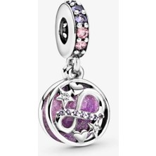 Lovecharm Işıltılı Sonsuzluk Kalpleri ve Yıldızları Sallantılı Charm
