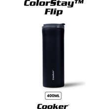 Empressco Cooker Colorstay Flip 400 ml Paslanmaz Çelik Bardak Termos Siyah CKR2041 - Fiyatı, Yorumları