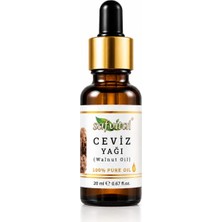 Safvital Ceviz Yağı %100 Saf Soğuk Pres 20 ml Saç Bakımı ve Cilt Bakımı Için Premium Bitkisel Bakım Yağı