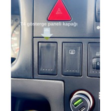 Demirhan3D Vw T4 Gösterge Paneli Kapağı – 4’lü Set – Siyah (23,70 x 44,40 x 26,10 Cm) – Uyumlu Iç Trim Aksesuarı