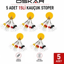 Oskar 15LI Kauçuk Stoper 5ADET