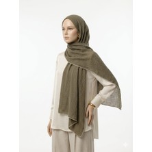 Ang-Scarf 75 x 180 Vizon Renk Müslin Şal - Ağırlık Yapmaz - Ütü Gerekmez - Dört Mevsim Kullanıma Uygun - Kayma Yapmaz