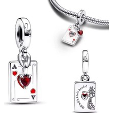 Lovecharm Disney Kötüler Kupa Kızı Charm S925 Ayar