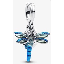 Lovecharm Yusufçuk Temalı Sallantılı Gümüş Hayvan Figürlü Charm