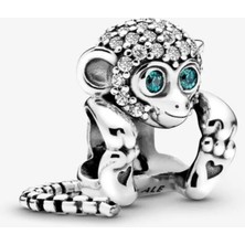 Lovecharm Pave Maymun Charm S925 Ayar